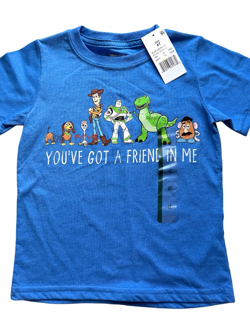 Disney Blue Toy Story 'You've Got a Friend in Me' Character Tee